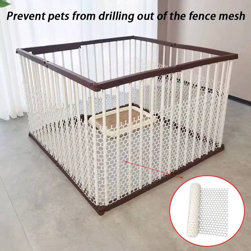 Cuttable Plastic Net Pet Fence Mesh Poultry Anti Escape Protective Net for Cats Dog Safety Mesh Encrypted Sheet Pets Supplies