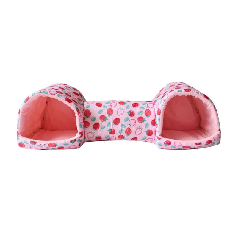 Hamster Rodents Hideaway Toy Gerbil Bed Hideouts Pet Tunnel Cave for Ferrets Hamster Toy Guinea Pigs Toy B03D