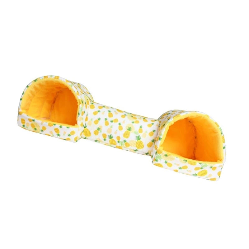 Hamster Rodents Hideaway Toy Gerbil Bed Hideouts Pet Tunnel Cave for Ferrets Hamster Toy Guinea Pigs Toy B03D