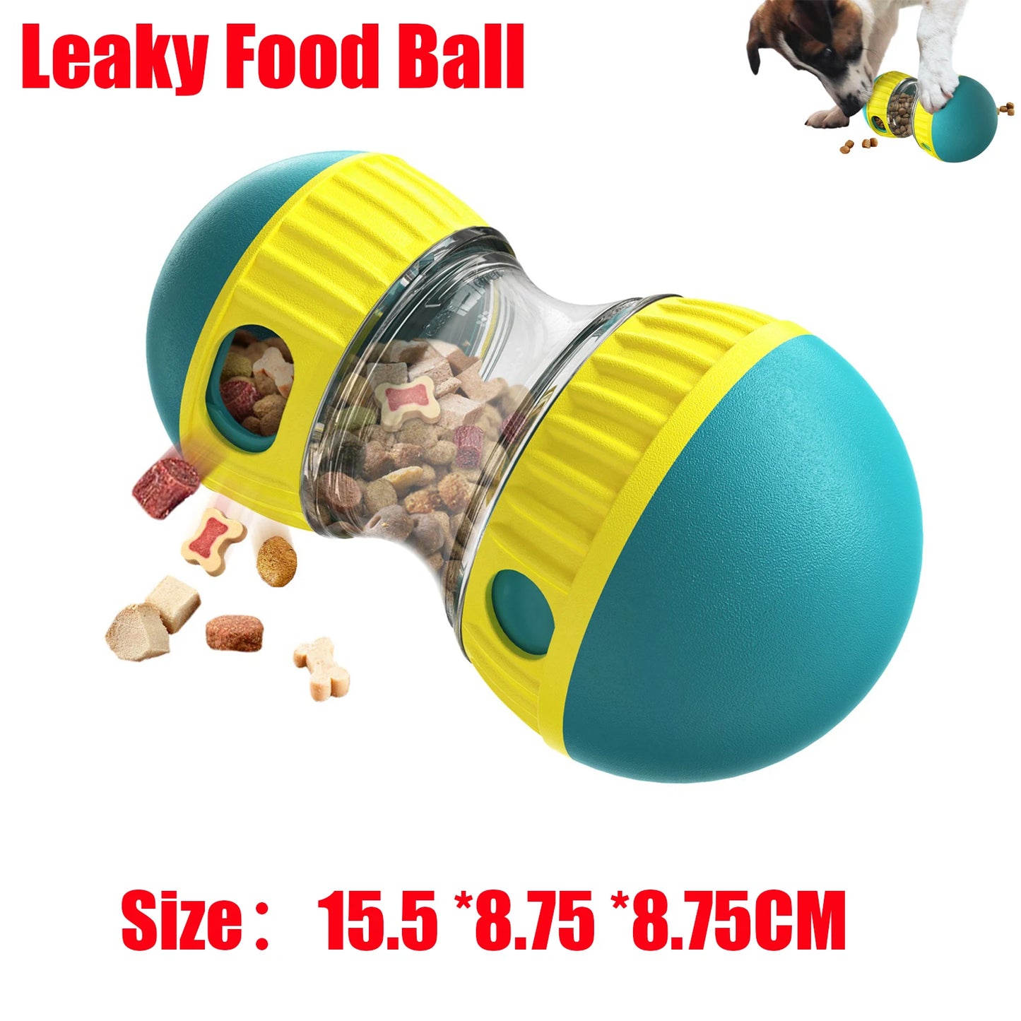 Automatic Dog Puzzle Feeder Interactive Toys Pet Food Treat Dispenser Cartoon Duck Design Anti-slip Pet Feeder for Dog Training