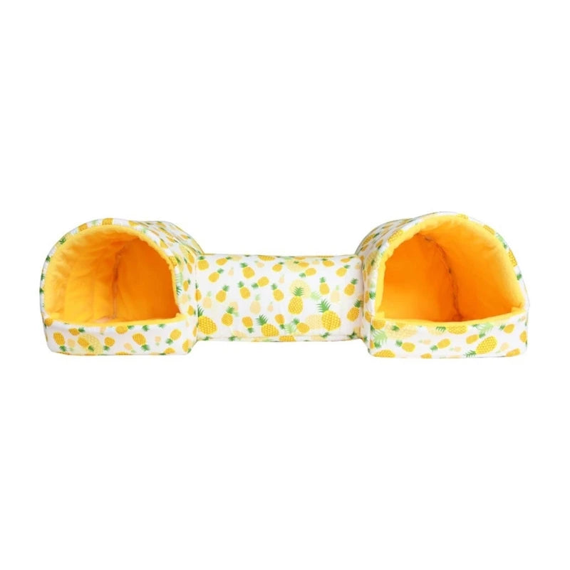 Hamster Rodents Hideaway Toy Gerbil Bed Hideouts Pet Tunnel Cave for Ferrets Hamster Toy Guinea Pigs Toy B03D