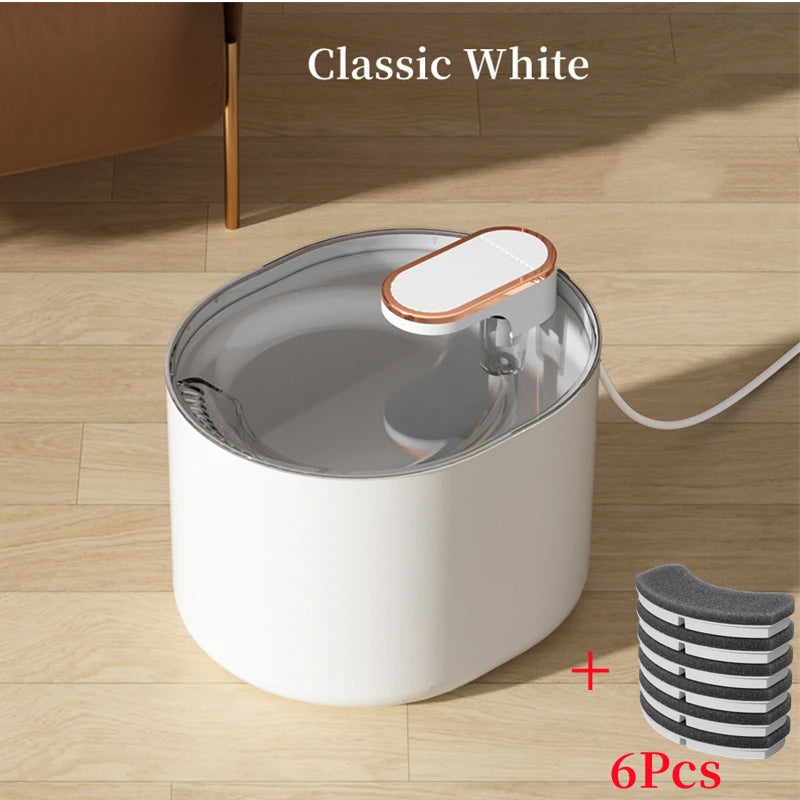 Pet Cat Dogs Waterer Drinking With Filter USB 3L Smart Fountain Automatic Drinking Bowl for Small Breeds Dog Cats Water Feeder