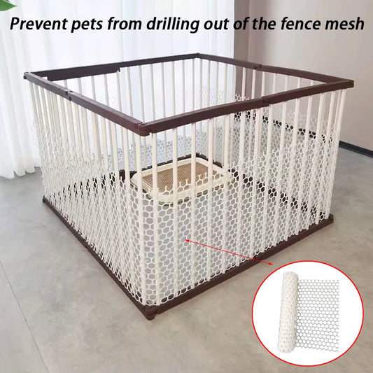 Cuttable Plastic Net Pet Fence Mesh Poultry Anti Escape Protective Net for Cats Dog Safety Mesh Encrypted Sheet Pets Supplies